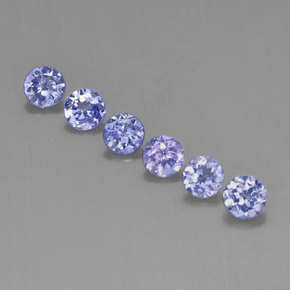 Achetez naturel ct violet tanzanite gems, coupe roude, en provenance tanzanie chez gemselect. en stock, livraison internationale!