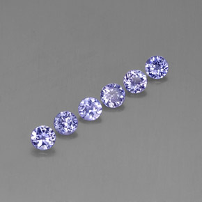 Achetez naturel ct violet tanzanite gems, coupe roude, en provenance tanzanie chez gemselect. en stock, livraison internationale!