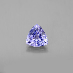 Tanzanite violet naturelle trillion, 0,63 ct, VS