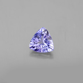 Tanzanite violet naturelle trillion, 0,63 ct, VS