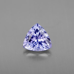 Tanzanite violet naturelle trillion, 1,14 ct, VVS