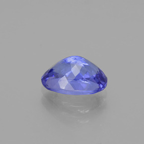 Tanzanite violet naturelle coupe ovale, 1,72 ct, VVS-VS