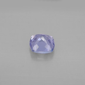 Tanzanite violet naturelle carré, 1,07 ct, VVS-VS