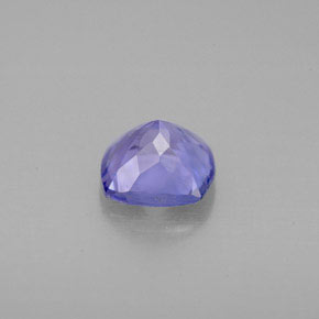 Tanzanite violet naturelle coupe coussin, 0,99 ct, VVS