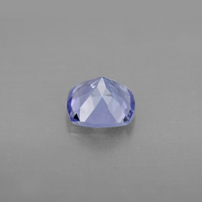 Tanzanite bleue naturelle coupe coussin, 1,04 ct, VVS-VS