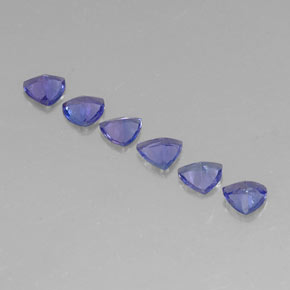 Achetez naturel ct bleue tanzanite gems, trillion, en provenance tanzanie chez gemselect. en stock, livraison internationale!