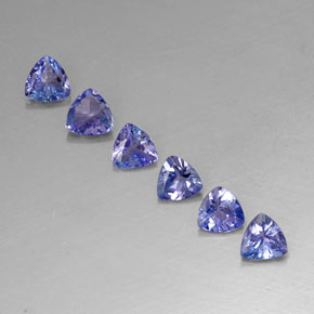 Achetez naturel ct bleue tanzanite gems, trillion, en provenance tanzanie chez gemselect. en stock, livraison internationale!