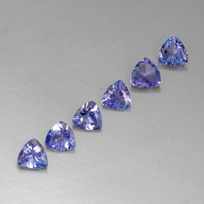 Achetez naturel ct bleue tanzanite gems, trillion, en provenance tanzanie chez gemselect. en stock, livraison internationale!