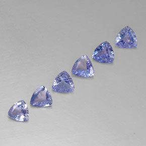 Achetez naturel ct bleue tanzanite gems, trillion, en provenance tanzanie chez gemselect. en stock, livraison internationale!