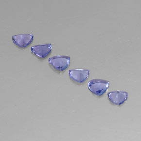 Achetez naturel ct bleue tanzanite gems, trillion, en provenance tanzanie chez gemselect. en stock, livraison internationale!