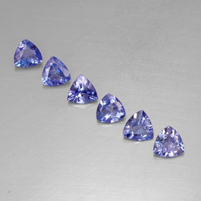 Achetez naturel ct bleue tanzanite gems, trillion, en provenance tanzanie chez gemselect. en stock, livraison internationale!