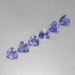 Achetez naturel ct bleue tanzanite gems, trillion, en provenance tanzanie chez gemselect. en stock, livraison internationale!