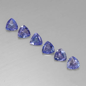 Achetez naturel ct bleue tanzanite gems, trillion, en provenance tanzanie chez gemselect. en stock, livraison internationale!