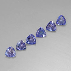 Achetez naturel ct bleue tanzanite gems, trillion, en provenance tanzanie chez gemselect. en stock, livraison internationale!