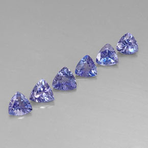Achetez naturel ct bleue tanzanite gems, trillion, en provenance tanzanie chez gemselect. en stock, livraison internationale!