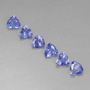 Achetez naturel ct bleue tanzanite gems, trillion, en provenance tanzanie chez gemselect. en stock, livraison internationale!