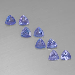 Achetez naturel ct bleue tanzanite gems, trillion, en provenance tanzanie chez gemselect. en stock, livraison internationale!