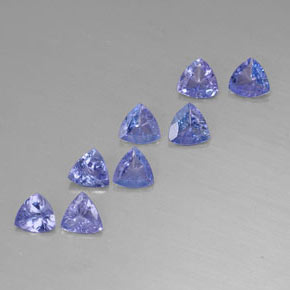 Achetez naturel ct bleue tanzanite gems, trillion, en provenance tanzanie chez gemselect. en stock, livraison internationale!