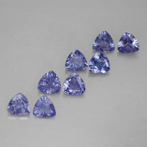 Achetez naturel ct bleue tanzanite gems, trillion, en provenance tanzanie chez gemselect. en stock, livraison internationale!