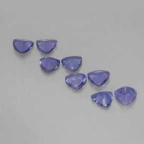 Achetez naturel ct bleue tanzanite gems, trillion, en provenance tanzanie chez gemselect. en stock, livraison internationale!