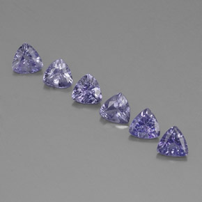 Achetez naturel ct bleue tanzanite gems, trillion, en provenance tanzanie chez gemselect. en stock, livraison internationale!