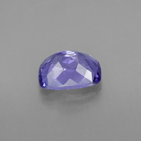 Tanzanite bleue naturelle coupe coussin, 0,99 ct, VS-SI