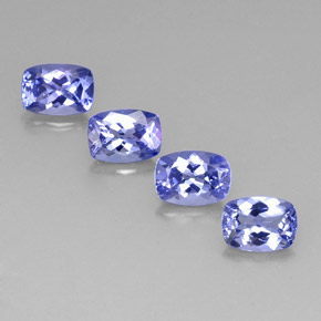 Achetez naturel ct bleue tanzanite gems, coupe coussin, en provenance tanzanie chez gemselect. en stock, livraison internationale!