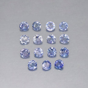 Achetez naturel ct bleue tanzanite gems, coupe roude, en provenance tanzanie chez gemselect. en stock, livraison internationale!