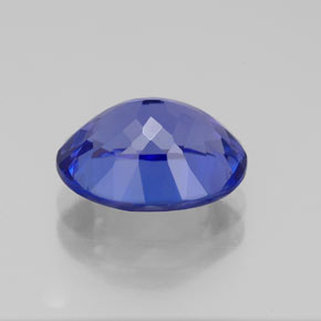 Tanzanite bleue naturelle coupe ovale, 3,24 ct, VVS