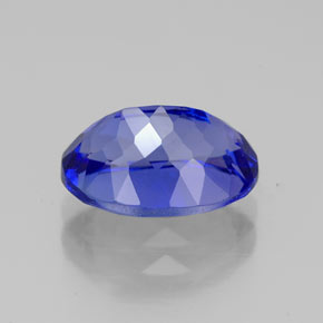 Tanzanite bleue naturelle coupe ovale, 3,33 ct, VVS