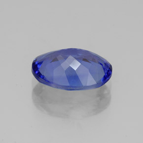 Tanzanite bleue naturelle coupe ovale, 2,38 ct, VVS-VS