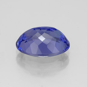 Tanzanite bleue naturelle coupe ovale, 2,99 ct, IF
