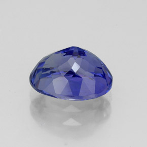 Tanzanite bleue naturelle coupe ovale, 2,49 ct, VVS-VS