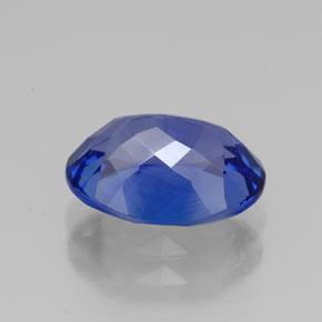 Tanzanite bleue naturelle coupe ovale, 2,71 ct, IF
