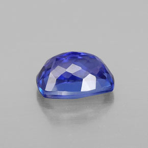 Tanzanite bleue naturelle coupe coussin, 1,82 ct, VVS