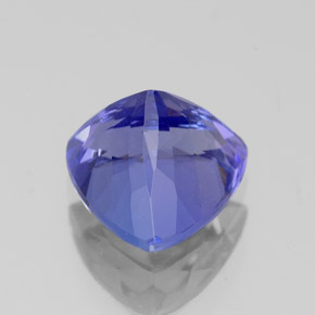 Tanzanite bleue naturelle trillion, 2,19 ct, VVS-VS