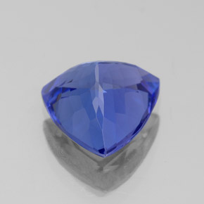 Tanzanite bleue naturelle trillion, 2,62 ct, VVS