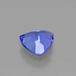 Tanzanite bleue naturelle trillion, 1,84 ct, VVS
