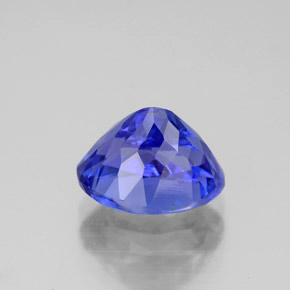Tanzanite bleue naturelle coupe ovale, 2,75 ct, VVS