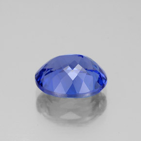 Tanzanite bleue naturelle coupe ovale, 2,70 ct, VVS