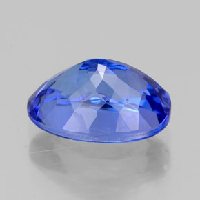 Tanzanite bleue naturelle coupe ovale, 2,73 ct, VVS-VS