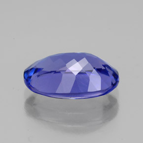 Tanzanite bleue naturelle coupe ovale, 2,75 ct, VVS