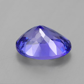 Tanzanite bleue naturelle coupe ovale, 2,26 ct, VVS-VS