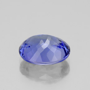 Tanzanite bleue naturelle coupe ovale, 2,94 ct, VS