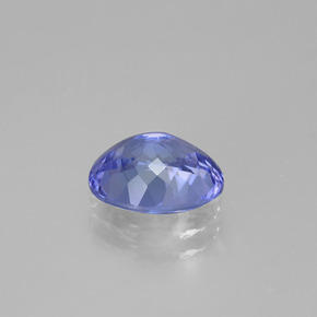 Tanzanite bleue naturelle coupe ovale, 2,22 ct, VVS