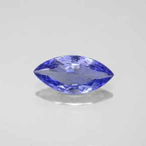 Tanzanite bleue naturelle marquise, 1,33 ct, VVS-VS