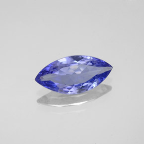 Tanzanite bleue naturelle marquise, 1,33 ct, VVS-VS