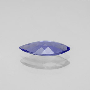 Tanzanite bleue naturelle marquise, 1,33 ct, VVS-VS