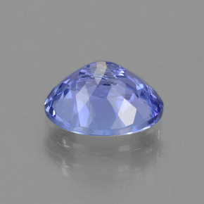 Tanzanite Bleu violet intense naturelle Coupe ovale, 1.71 ct, VVS