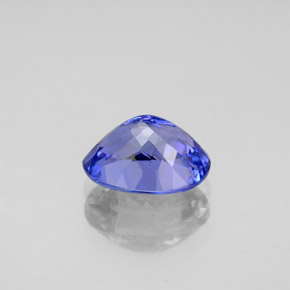 Tanzanite bleue naturelle coupe ovale, 2,10 ct, VVS-VS